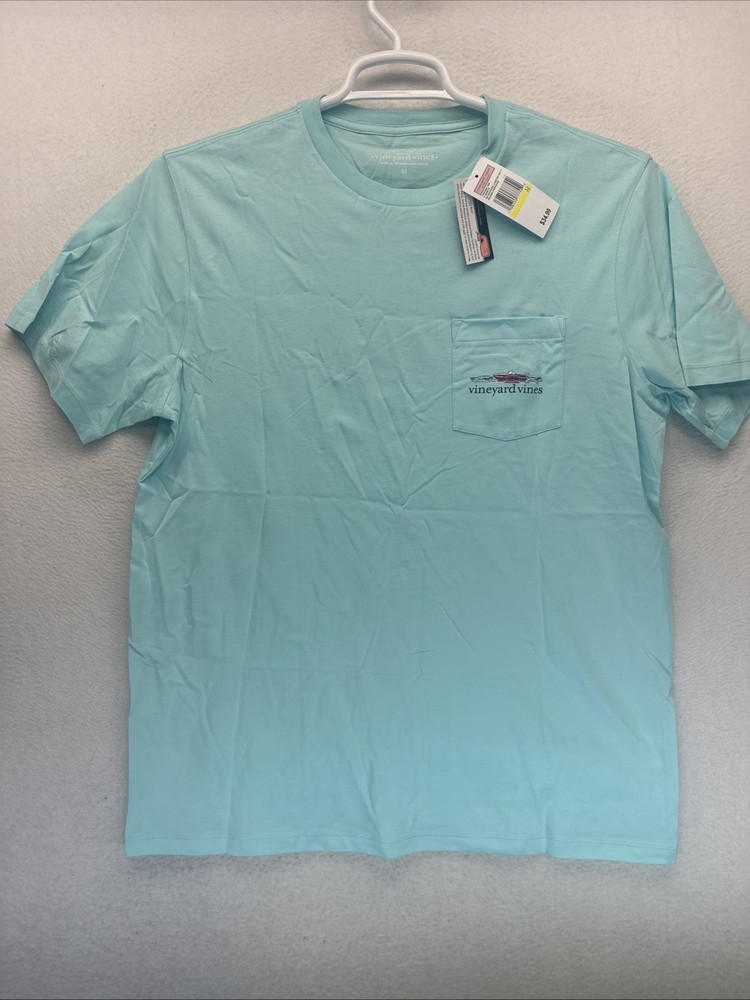 Vineyard Vines Men’s Medium Dockside Lobster Island Paradise Short Sleeve NWT