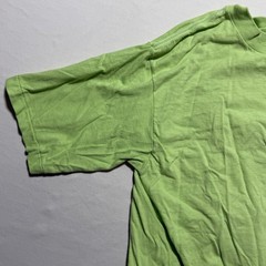 Vintage Panama Jack T-Shirt Large Neon Lime Green Double Sided Mascot Graphic 80