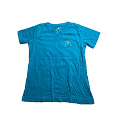 Guy Harvey Men’s Sz S/Wo’s SZ M (36×21) Tropical Life V-Neck Fish Blue Tee Shirt