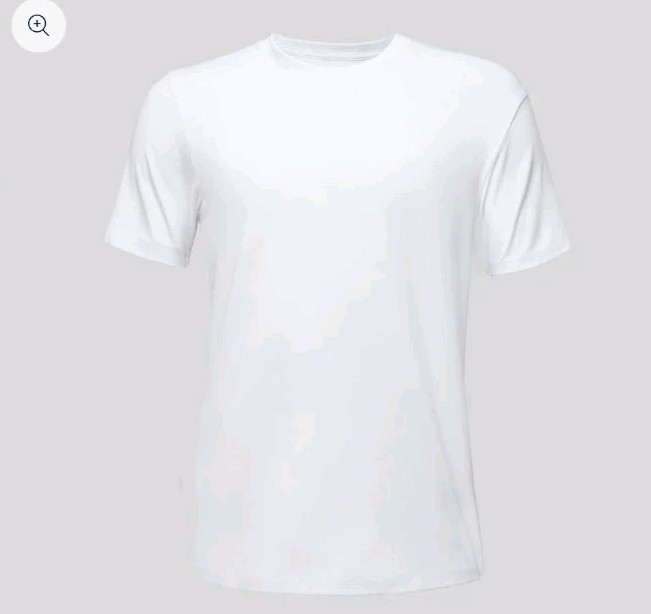 MANMADE THE T-SHIRT White Cotton Knit Logo Men’s 3XL Crew Neck Short Sleeve