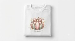 Pumpkin T-Shirt, Autumn Coquette Shirt, Autumn Thanksgiving Gift Patchwork
