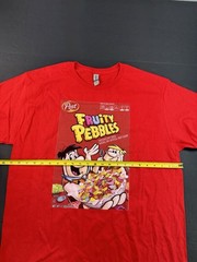 Fruity Pebbles Box Greatest Cereal Of All Time Breakfast Fan Foodie T Shirt XL