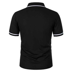Men Breathable Polo Shirt Casual Summer Slim Fit Solid Color Tee Top Tshirt Gift