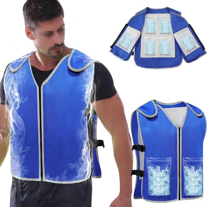 Chaleco refrigerante para hombres y mujeres (accesorios para motociclistas)