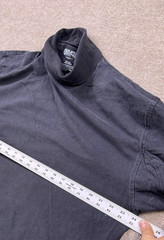 Duluth Trading Co. Longtail Mens Turtle Neck Long Sleeve T Shirt Size L Blue
