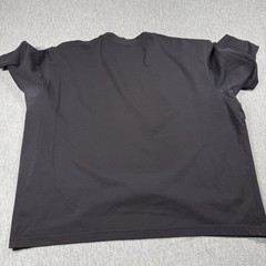 Uniqlo Shirt Mens 3XL Black AIRism U Crew Neck Oversized Short Sleeve Blank Tee