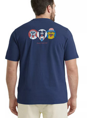 New Men’s 3XLT Big & Tall IZOD Saltwater Relaxed Classics Americana Dogs T-Shirt