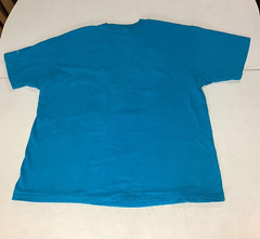 Vintage Hanes Bahamas Coral Island T-Shirt Glitter Fish Seashells Size XL Blue