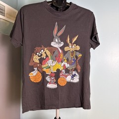 Vintage Looney Tunes Rocket T Shirt All Over Print Size Small Hollister