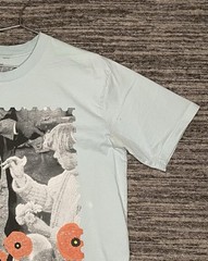 DRO Peace Pot & Microdot Short sleeve shirt Baby Blue Men’s Size Large