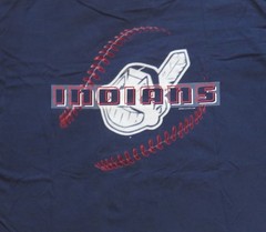 Cleveland Indians Vintage T Shirt 1990’s MLB Baseball Team Defunct Logo 1999