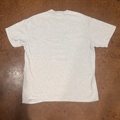 Supreme Gray Box Logo Men’s M Solid Gray Cotton Blend Knit Crew Neck T-Shirt