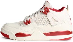 Jordan Air 4 Retro ‘Pale Ivory and Tough Red’ Pre-School (Ivory) – Ivory – 1