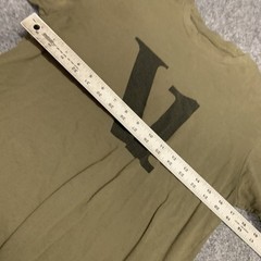 Vuori Mens Crew Neck Logo Tee T-shirt Top Green Size Small Sports Outdoor Yoga