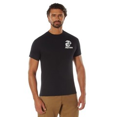 Black USMC Marines T-Shirt ‘Pain Is Weakness’ Mens Tee Shirt