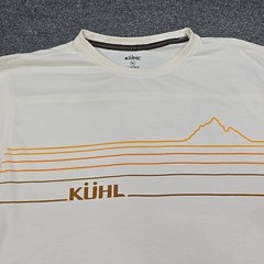 Kuhl Tee Shirt Mens XL Wildfibre Line Organic Cotton Grosgrain Ribbon Enforced
