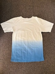 Rare 90s-00s Champion Reverse Weave Pocket T-Shirt Medium Dip-Dye Gradient