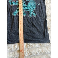 Riot Society Mens Panda Riding Elephant Graphic T-Shirt Charcoal Heather Grey S