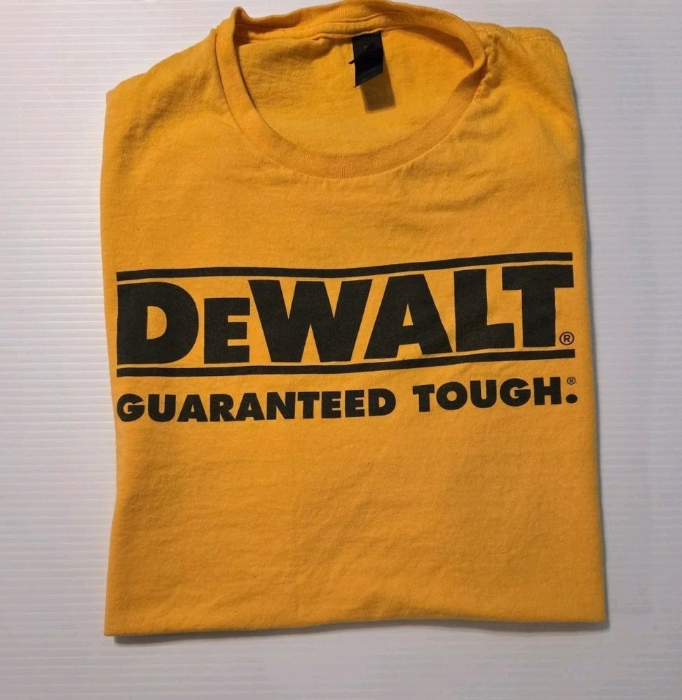 Don’t Tread On Me Dewalt Guaranteed Tough Big Print T-Shirt Size XL