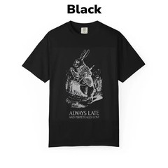 White Rabbit Shirt, Alice in Wonderland Tee, Book Lover Gift shirt
