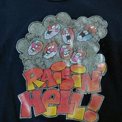 1980s RAISIN HELL Cali Raisins Parody T-Shirt Small