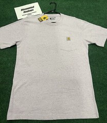 Carhartt Loose Fit Heavyweight S/S Pocket Mens Small & Medium Shirt NWT K87V39