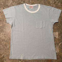 Levi’s Vintage Clothing Shirt Mens Medium Blue Ringer LVC 50’s Sportswear Baby T
