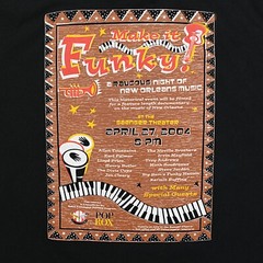 MAKE IT FUNKY New Orleans Music Legends Live Music 2004 Documentary T-Shirt XL