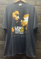 Mike Tyson Vs Lennox Lewis Vintage 2002 Boxing Men’s T-Shirt Sz XXL (8
