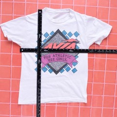 Vintage AVIA For Athletic Use Only Footwear T-shirt Sz XL Single Stitch