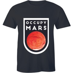 Occupy Mars Shirt Terraform Space Exploration Planets Tee Men T-shirt