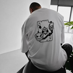Anime Men’s T-Shirt Short Y2K Harajuku Sleeve Summer Graphic Tee Casual Top Tee