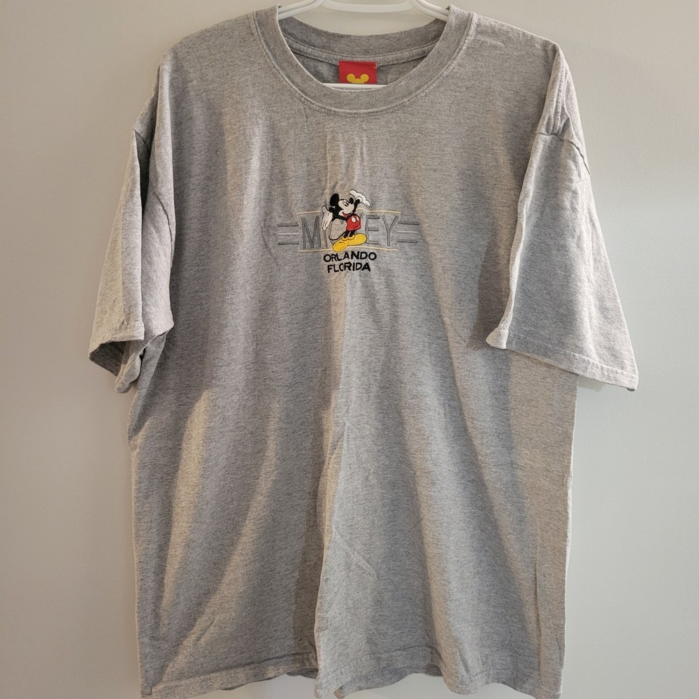 Jerry Leigh Mickey Mouse Orlando Florida T-Shirt Men’s Size XL Gray