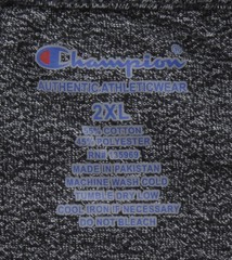 Champion Men’s Marled T-Shirt Big & Tall Short Sleeve Flocked Logo Athleticwear