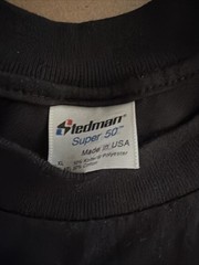 vtg preowned STEDMAN SUPER 50 BART PD Earthquake Response Team black XL t-shirt