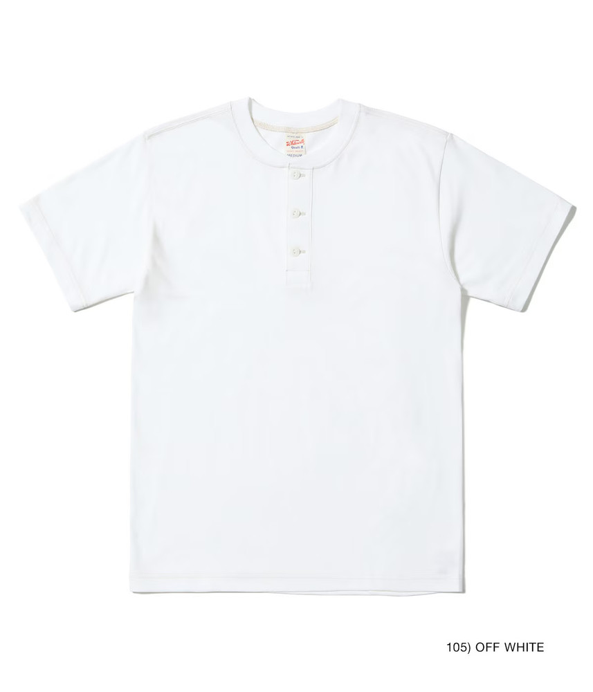 WHITESVILLE Lot No. WV79681 WHITESVILLE HENLEY NECK PACK T-SHIRT Japan New