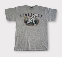 VTG American Eagle Outfitters T-Shirt Men’s Size L Gray Short Sleeve Sportsman