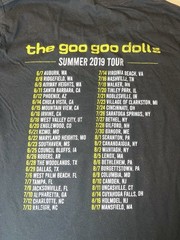 Goo Goo Dolls Summer 2019 Tour T-shirt Black Size Large