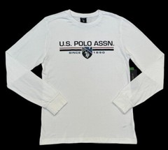 US Polo Assn Player USPA Big Logo Long Sleeve Crewneck Classic Tee T Shirt XL