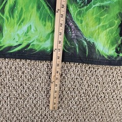 T Shirt Mens Medium Short Sleeve Vibrant Dragon Print Front And Back