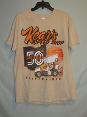 Kear’s Speed Shop 50th Anniversary T-Shirt Large Rick Ferkel Tiffin Ohio