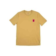 NWT Men’s Med TOPO Designs S/S 100% Organic Cotton Tee TAN T-Shirt, Pink Label M