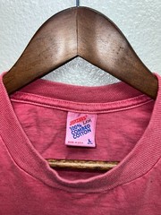Vintage Jerzees Blank Shirt Red 100% Combed Cotton USA Made Tee Medium