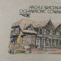 Vintage 90s Argyle Waterfalls Shirt Size XL Oceanfront Townhouse Tobago Beach