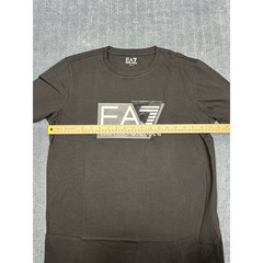 EA7 Emporio Armani Mens Graphic Logo T-Shirt Brown 3DPT81 PJM9Z Size M