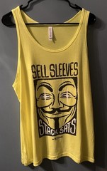 Satoshi Nakamoto Bella Canvas Yellow Tank Top Size L Large Bitcoin Stack Stats