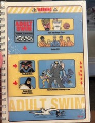 Adult Swim Cartoon Network Studio promo notebook 2001 Space Ghost Harvey