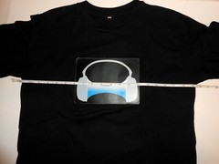 Men’s S Sound Activated Flashing Light Up T-Shirt Headphones Dance Party Fun