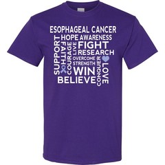 Inktastic Esophageal Cancer Awareness Walk T-Shirt Support Ribbon Month Event