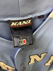 Vintage 90s Karl Kani endurance jersey Blue N Navy